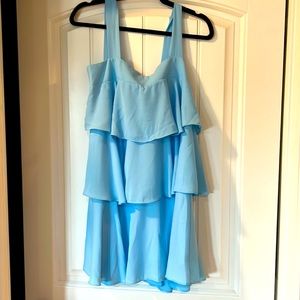 Pink Lily size small blue dress